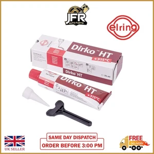 ELRING DIRKO GASKET SEALANT SILICONE HT PROFIPRESS RED -60 °C TO 315 °C 70 ML - Picture 1 of 3
