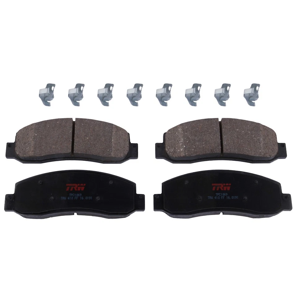 Juego de pastillas de freno delanteras TXM1069 TRW de 2 ruedas para camioneta F350 F250 Ford 2005-2007 Foto 1 de 1