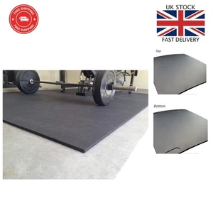 Stoßabsorbierende Gummi-Turnmatten - 12 mm, Doppelpack rutschfester Bodenbelag, pflegeleicht - Bild 1 von 10