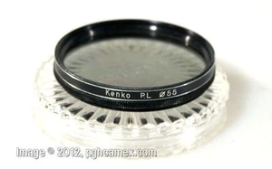 55MM POLARIZING FILTER W/ CASE - Picture 1 of 1
