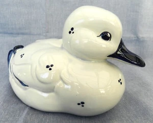 Gilde Original Delft Vintage Ente, handgemalt signiert M.Schmeink - Bild 1 von 9