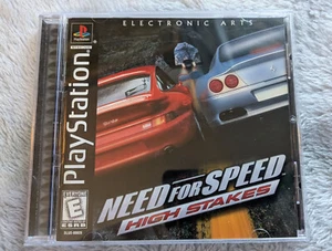 Need for Speed High Stakes PlayStation 1 PS1 PSX NTSC CIB Complete Black Label - Picture 1 of 5