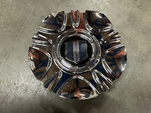 USED DUB VIPER 10100-15 CHROME WHEEL RIM CENTER CAP - Picture 1 of 2