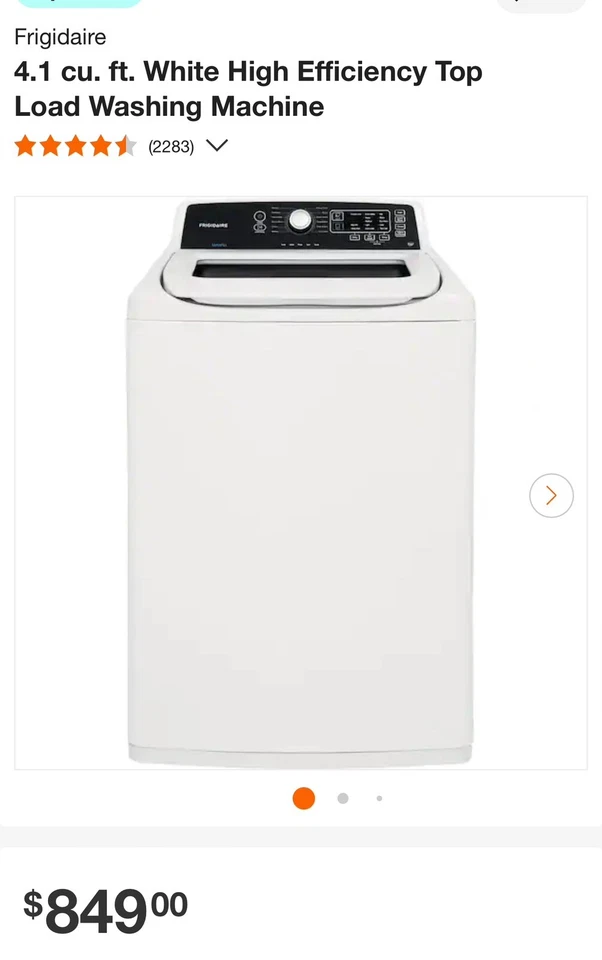 FRIGIDAIRE FFTW4120SW Washer PARTS: Transmission, Motor, Wiring, Switch, Pump… - Image 1 of 3