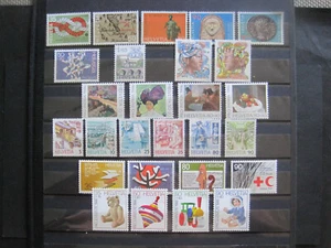 Svizzera annata 1986 n. Michel 1308-1334 francobolli/set nuovi di zecca**a scelta - Foto 1 di 9