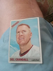 Del Crandall SP Cleveland Indians 1966 Topps # 339. EX. See Scan!!!!! PEN MARK B - Picture 1 of 2