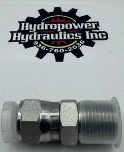 6505-04-04, NPT-JIC, Hydraulic, Fitting, MP - FJX Straight - Picture 1 of 1