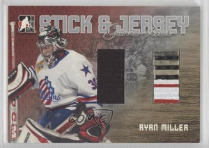 2006-07 ITG Heroes and Prospects Stick & Jersey Silver /100 Ryan Miller #SJ-09