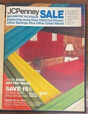 J C Penney Mid-Winter  1976 Catalog Sale Hardcover Store Catalog
