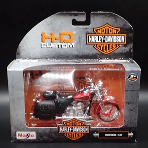 1999 FLSTS HERITAGE SOFTAIL SPRINGER HARLEY DAVIDSON MOTOCICLETA MAISTO 42 1/18 - Imagen 1 de 5