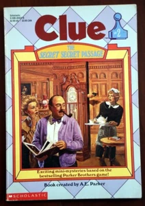 CLUE #2 Secret Secret Passage A.E. Parker 1992 Scholastic Paperback 1st Printing - Picture 1 of 2
