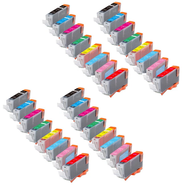 32PK Ink Cartridges for CLI-8 Canon Pro9000 Mark II Professional Printer + chip - Image 1 of 1
