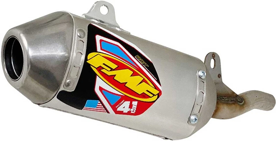 FMF Factory 4.1 Mini Stainless Slip-On Exhaust-Honda-CRF 110F-19-26 - Image 1 of 1