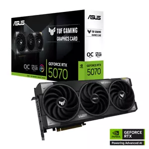 ASUS TUF Gaming GeForce RTX 5070 12GB GDDR7 OC Edition DLSS 4 Grafikkarte - Bild 1 von 12