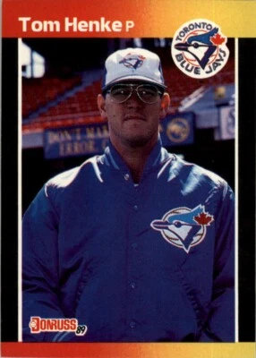 1989 Donruss Tom Henke #385 - Image 1 of 2