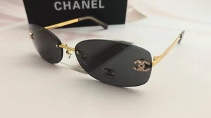New chanel Chanel Lady A71559 New frameless black sunglasses Sunglasses - Picture 1 of 4
