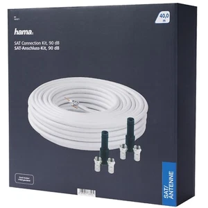 Hama SAT Installation Koaxial-Kabel 90dB TV Antennen-Kabel Digital Koax 4K HD - Bild 1 von 2