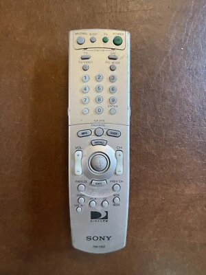 Genuine OEM Sony DirecTV Controller TV Home Theater Remote DVD Control RM-Y822 - Image 1 of 3