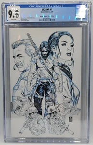 BRZRKR #1~CGC 9.8 1:500 Mark Brooks ratio variant~KEANU REEVES STORY - Picture 1 of 2