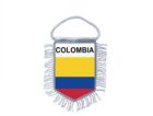 Mini bannière drapeau fanion vitre miroir voitures bannière pays colombie