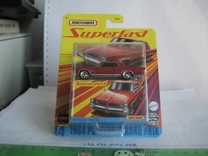 MATCHBOX SUPERFAST, No 14, 1964 PONTIAC GRAND PRIX, OVP, selten - Bild 1 von 3