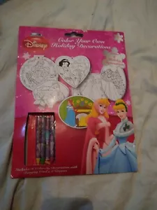 Disney Color Your Own Holiday Decorations~ New in Package - Picture 1 of 3