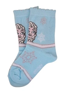 1 Pair Of Socks Frozen - The Ice Queen Size 31-34 New Children's Socks - Picture 1 of 1