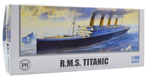 Premium Hobbies R.M.S Titanic mit farbigen Teilen 1:1000 Plastikmodellbausatz 310V - Bild 1 von 6