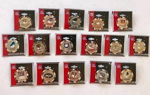 NFL Team Casino Poker Chip Lapel Hat Pin - Officially Licensed - Pick your Team - Picture 1 of 51