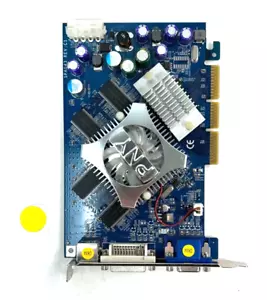 PNY NVIDIA GEFORCE 6600 DDR 256MB DDR Universal AGP Excellent Condition - Picture 1 of 7