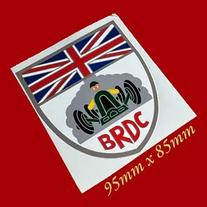 BRDC British Racing Drivers Club Vinyl Sticker Decal Classic Motorsport Race Uk - Picture 1 of 3