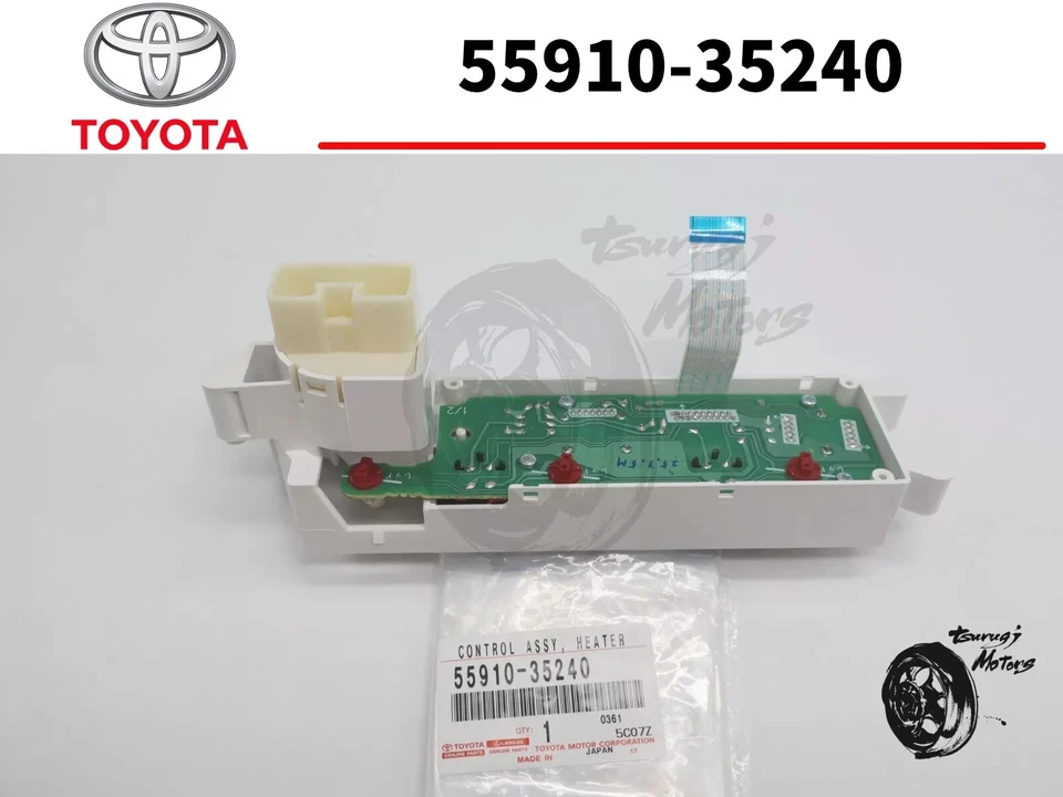 Conjunto de control de aire acondicionado HVAC TACOMA genuino Toyota 55910-35240 OEM nuevo Foto 1 de 4