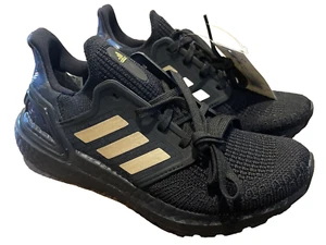 Adidas Ultraboost 20 Black Running Shoes Chinese New Year Gold Men 5/Women 7 - Picture 1 of 8