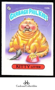 1986 Topps Garbage Pail Kids Serie 4 #159b Kitty Litter Muy Bueno - Imagen 1 de 2