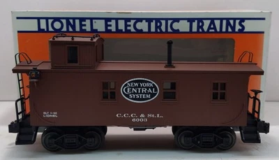 Lionel 6-17611 O Gauge New York Central Illuminated Woodside Caboose #6003 LN - Image 1 of 4