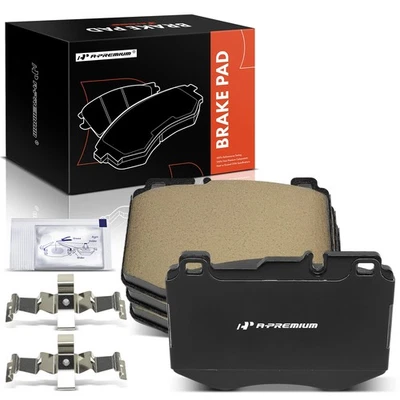 A-Premium 4x Pastillas de freno de cerámica con herrajes delanteras para Mercedes-Benz W205 C350e Foto 1 de 4