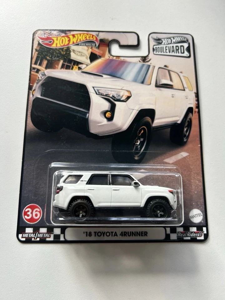 Hot Wheels Premium Boulevard #36 18 Toyota 4Runner Diecast 1:64 Modelo de Coche Nuevo HT Foto 1 de 1