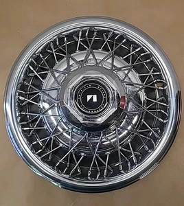 1970s 80s AMC wire Hubcap 14" NICE! Possible NOS NEVER USED! AMERICAN MOTORS - Picture 1 of 17