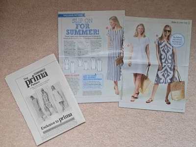 Prima Dressmaking Pattern. Kaftan Dress. Sizes 10-20. - Image 1 of 2