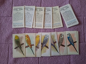 PART SET - CAPERNS - PICTURE AVIARY CARDS 17/24  GD - Picture 1 of 1