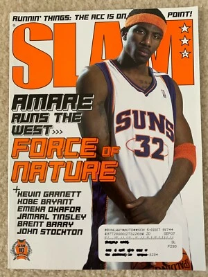 De colección Revista SLAM Edición 85 Amare Phoenix Suns Cubierta Marzo 2005 Baloncesto  Foto 1 de 2