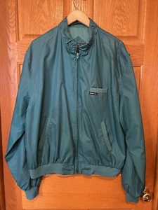 Chaqueta CL6 Members Only azul azulado cremallera completa conductor café corredor Hong Kong para hombre 46L - Imagen 1 de 6