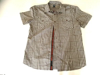 Cavi mens Plaid Short  Sleeve  Mens Sz XL  - Image 1 of 4