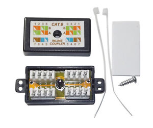 Cat6 IDC Junction Box - Inline Punchdown Coupler Type - Colour Coded