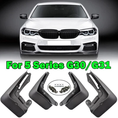 Mud Flaps For BMW 5 Series G30 G31 Msport Saloon Touring 2017-2023 Splash Guards - Image 1 of 4