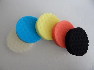 Universal 5 Inch Automotive Polishing Diamond Foam Pad Set 5 PK - Picture 1 of 2