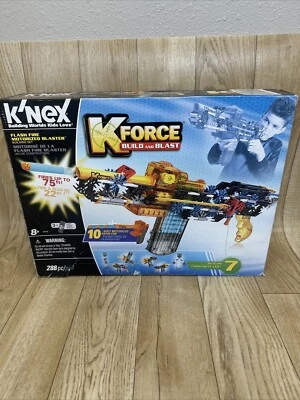 K'NEX K-Force Flash Fire Motorized Blaster Building Set 288 Pieces New Sealed - Image 1 of 4
