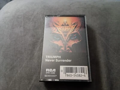 Triumph "Never Surrender" Cassette Tape Rock - Image 1 of 4