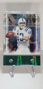 PEYTON MANNING 2008 Playoff Prestige Xtra Points RARE Green Holo /25 MVP Year SP - Foto 1 di 3