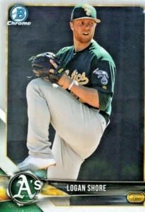 2018 Bowman Chrome Prospects #BCP202 Logan Shore - Picture 1 of 2